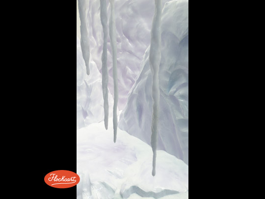 Idroglass 560 è una perfetta simulazione del ghiaccio trasparente degli Iceberg 