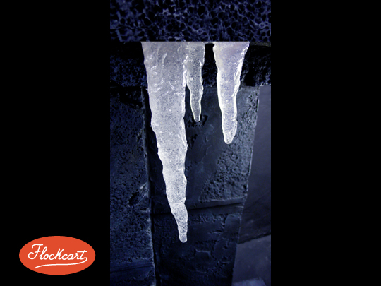 Le Stalattiti Polar sono una perfetta simulazione delle vere stalattiti di ghiaccio 