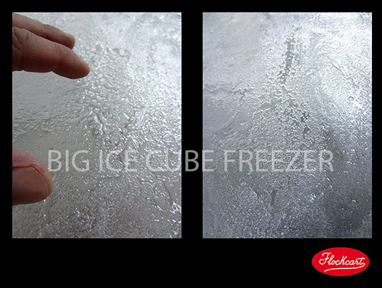 Resistentissimi a colpi ed urti, al graffio, all'acqua ed all'esposizione in esterno.
I Big Ice Cube Freezer simulano perfettamente il ghiaccio non trasparente.
 