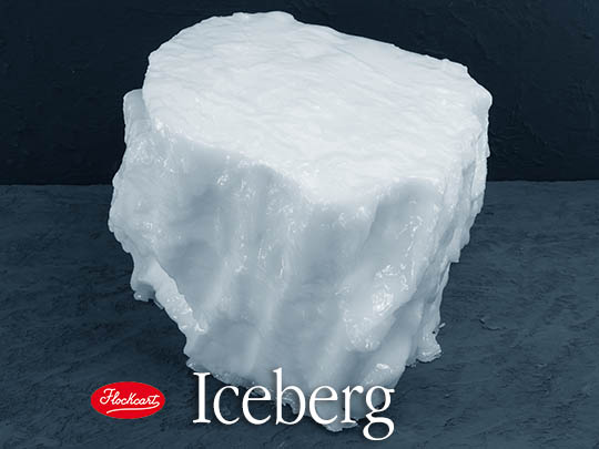 Iceberg ad effetto lucido 