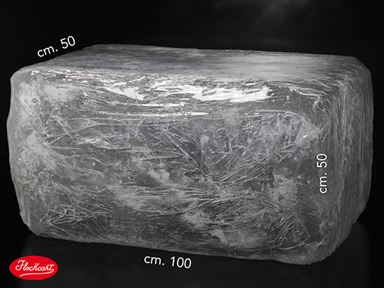 Le dimensioni dell' ICE SHIELD illustrato sono cm. 100 x 50 x 50 Altezza 