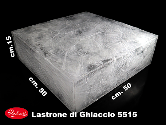 Lastrone di Ghiaccio 5515 dimensioni 50 cm x 50 cm. x H. 15 cm. 